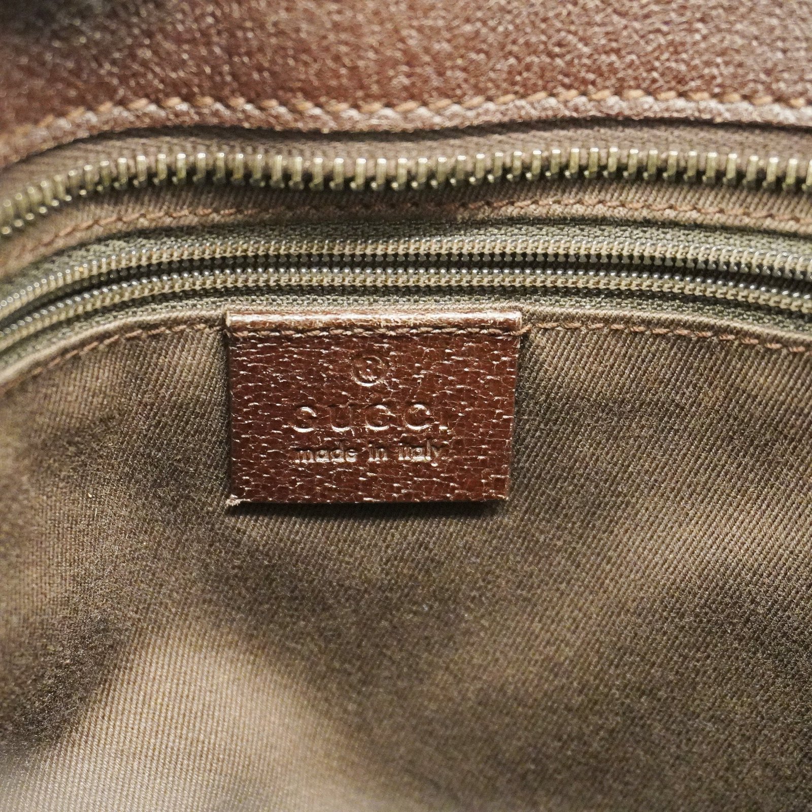 GUCCI GG Canvas 113011 Women's Tote Bag Beige,Brown | AlmaBagz - Image 6