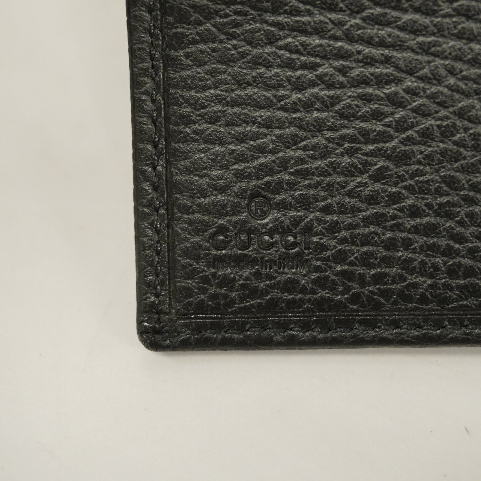 GUCCI GG Marmont Gold Hardware 456122 Women's Leather Wallet Black | AlmaBagz - Image 6