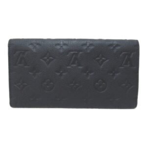 LOUIS VUITTON Portefeiulle Virtuos Navy Infini Monogram empreinte leather M60258 | AlmaBagz