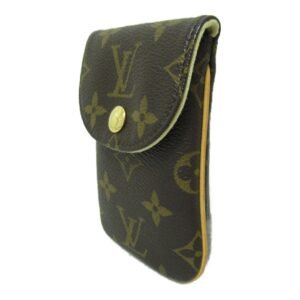 LOUIS VUITTON Etui Telephonne MM Brown Monogram PVC coated canvas M66546 | AlmaBagz