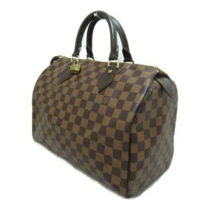LOUIS VUITTON Speedy 30 Brown Ebene Damier PVC coated canvas N41531 | AlmaBagz