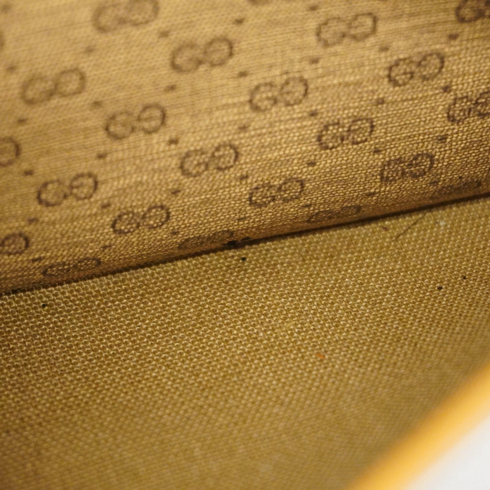 GUCCI Micro GG Clutch Bag 014 14 0028 Women's PVC,Leather Clutch Bag Beige | AlmaBagz - Image 12