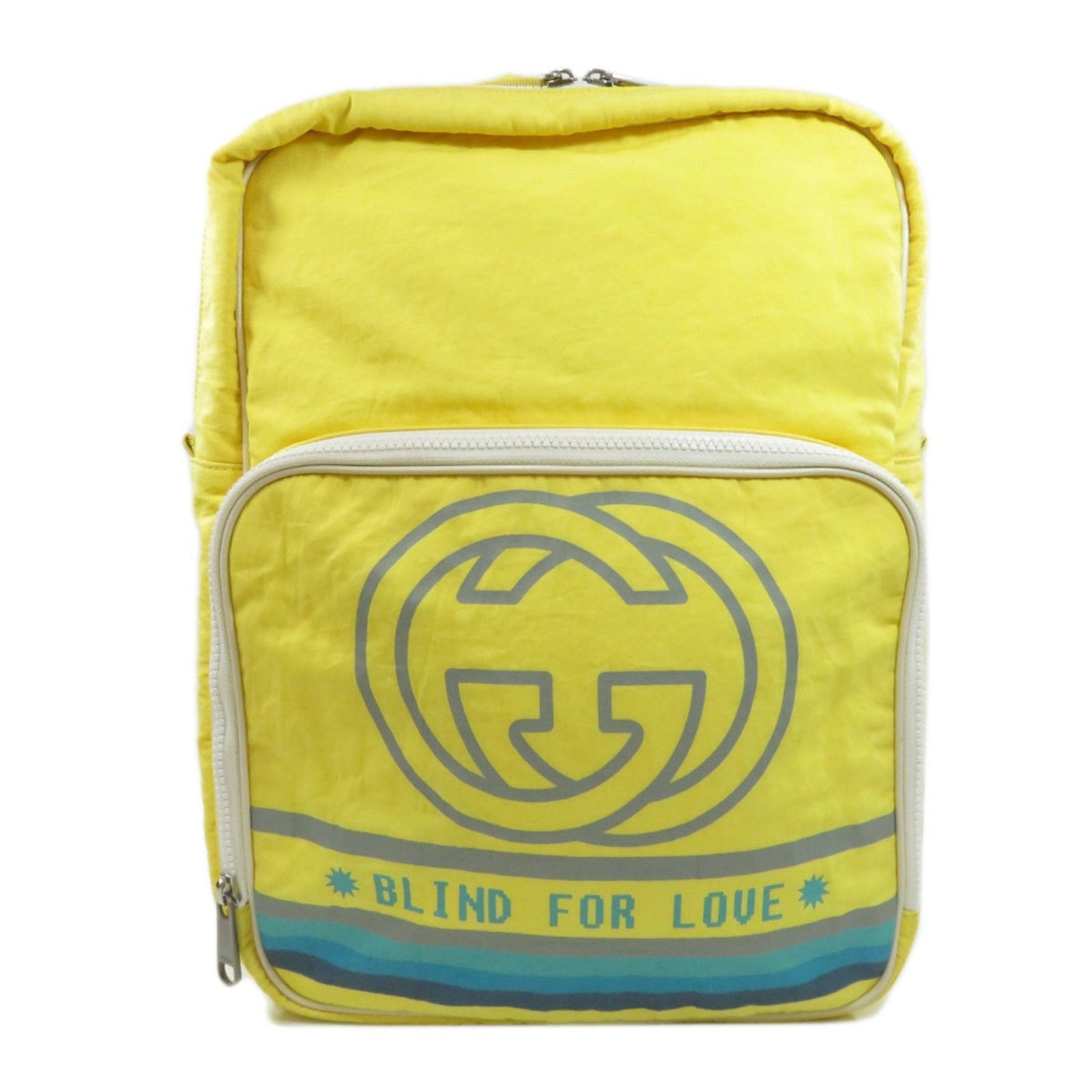 Gucci 536724 Blind for Love Interlocking G Backpack Daypack Nylon Material Ladies GUCCI | AlmaBagz