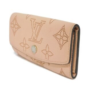 LOUIS VUITTON Key Case Multicle 4 Perforation Punching Snap Button Row Monogram Mahina M64056 Women's | AlmaBagz