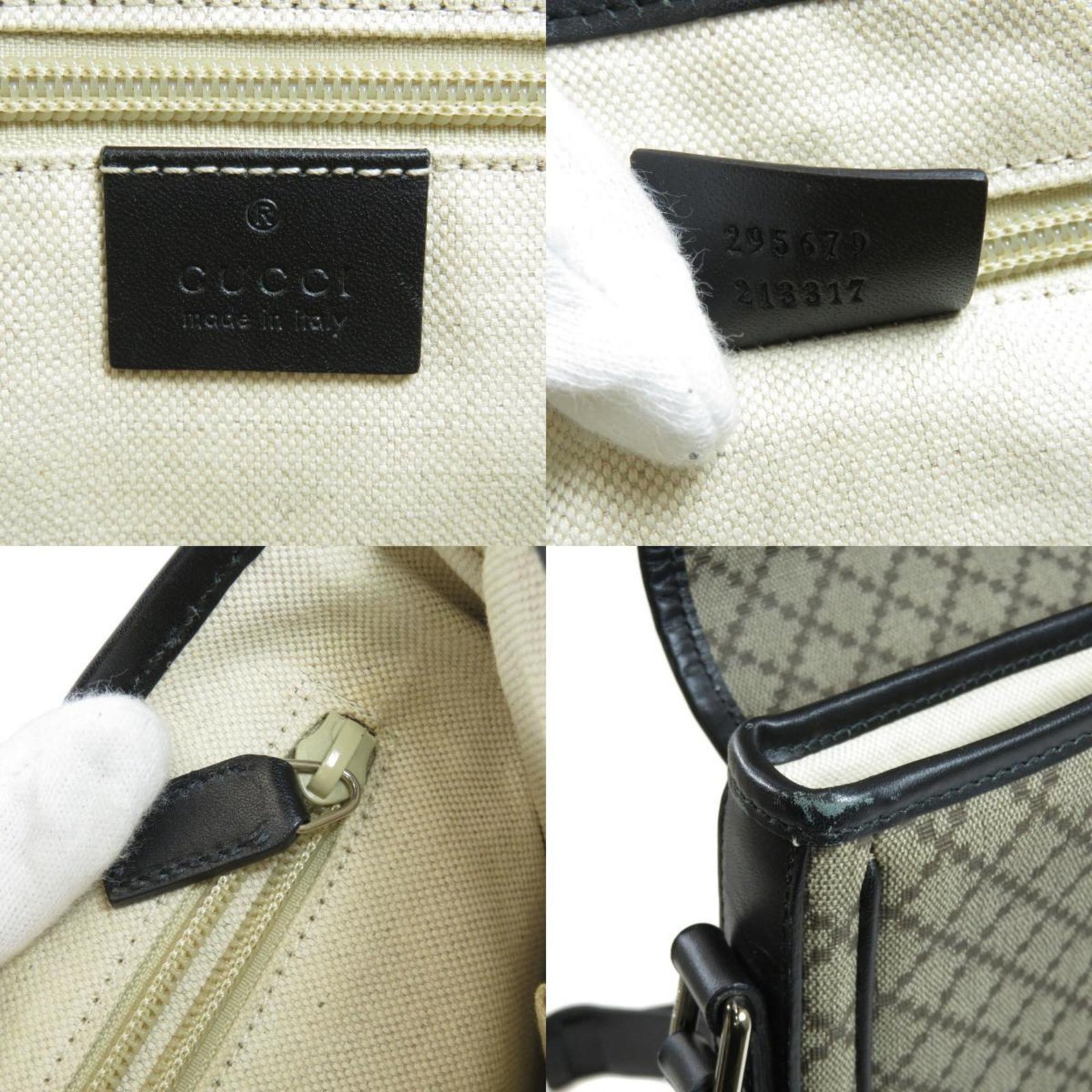 Gucci 295679 Diamante Shoulder Bag PVC Ladies GUCCI | AlmaBagz - Image 6