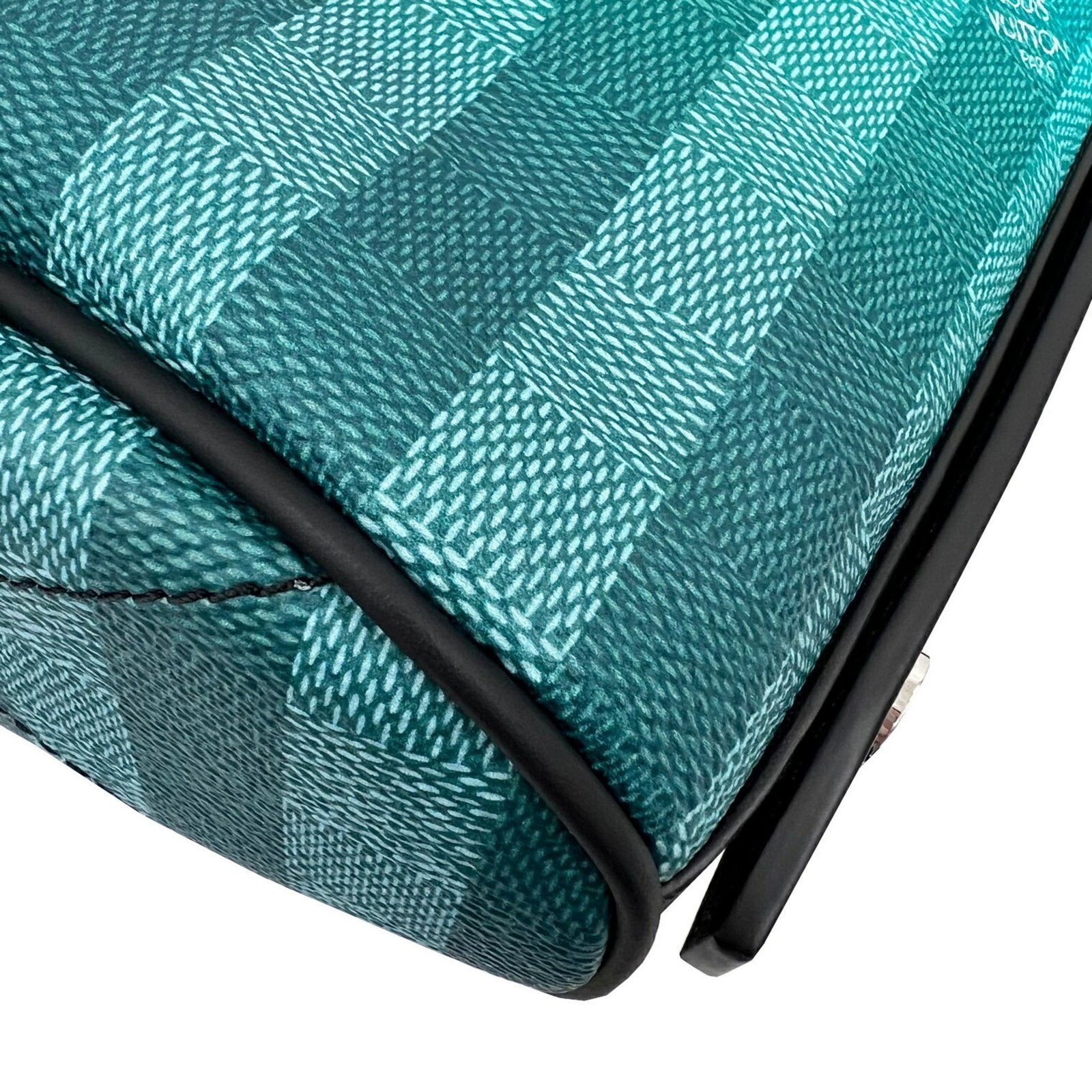 LOUIS VUITTON Sac Marant Shoulder Bag HandBag M59920 RFID Damier Stripe Yellow Green Men's | AlmaBagz - Image 6