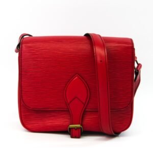 Louis Vuitton Epi Cartouchiere M52247 Women's Shoulder Bag Castilian Red | AlmaBagz