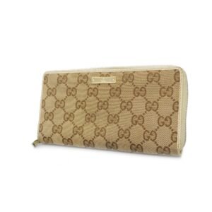 Gucci Long Wallet GG Canvas 112724 Beige/Ivory | AlmaBagz