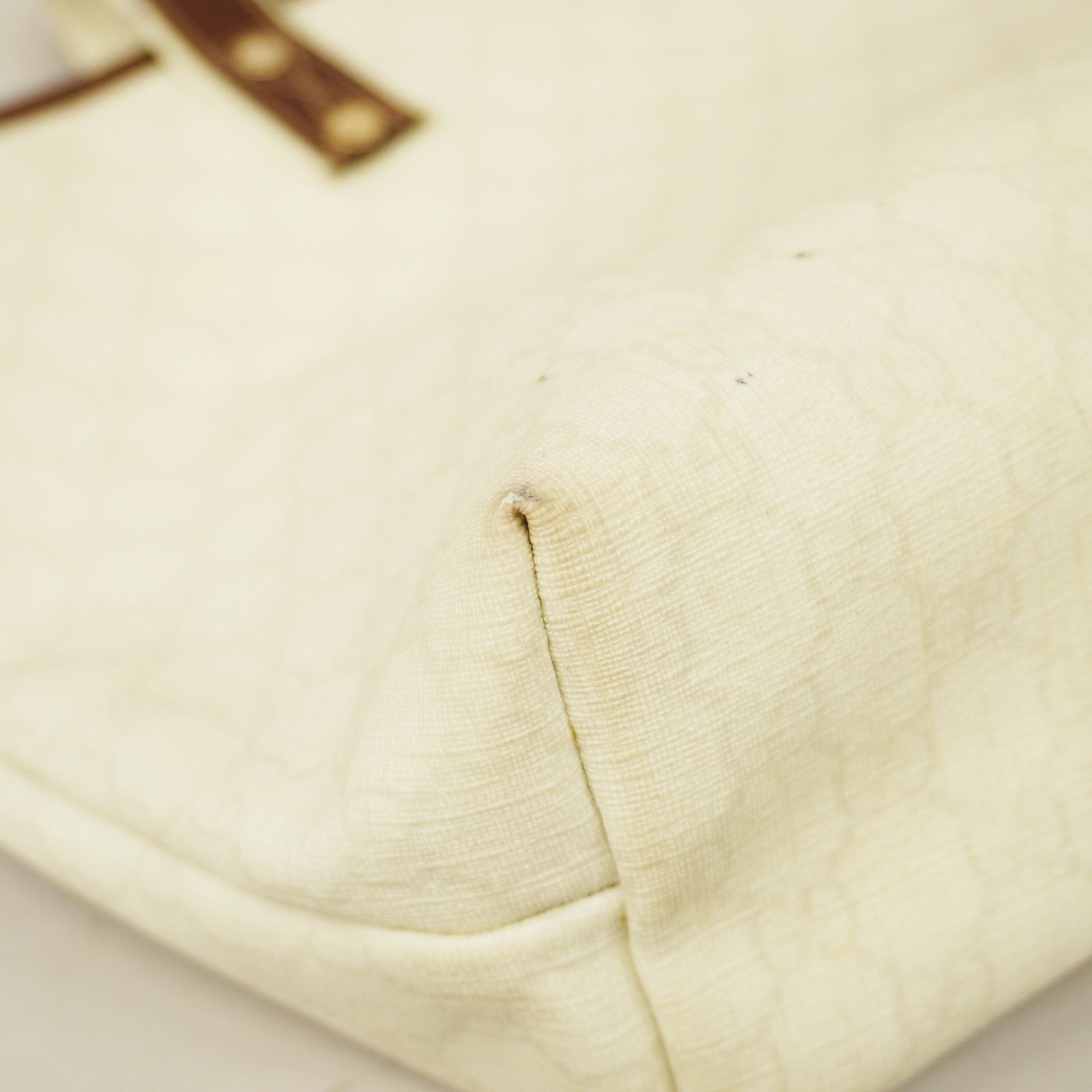 GUCCI Tote Bag 211134 Women's GG Supreme,Leather Tote Bag Brown,Ivory | AlmaBagz - Image 6