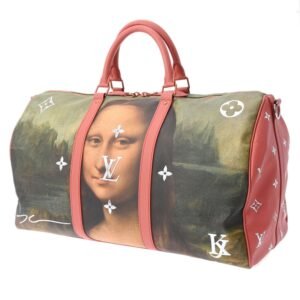 LOUIS VUITTON Masters Collection Mona Lisa Keepall Bandouliere 50 M43377 | AlmaBagz