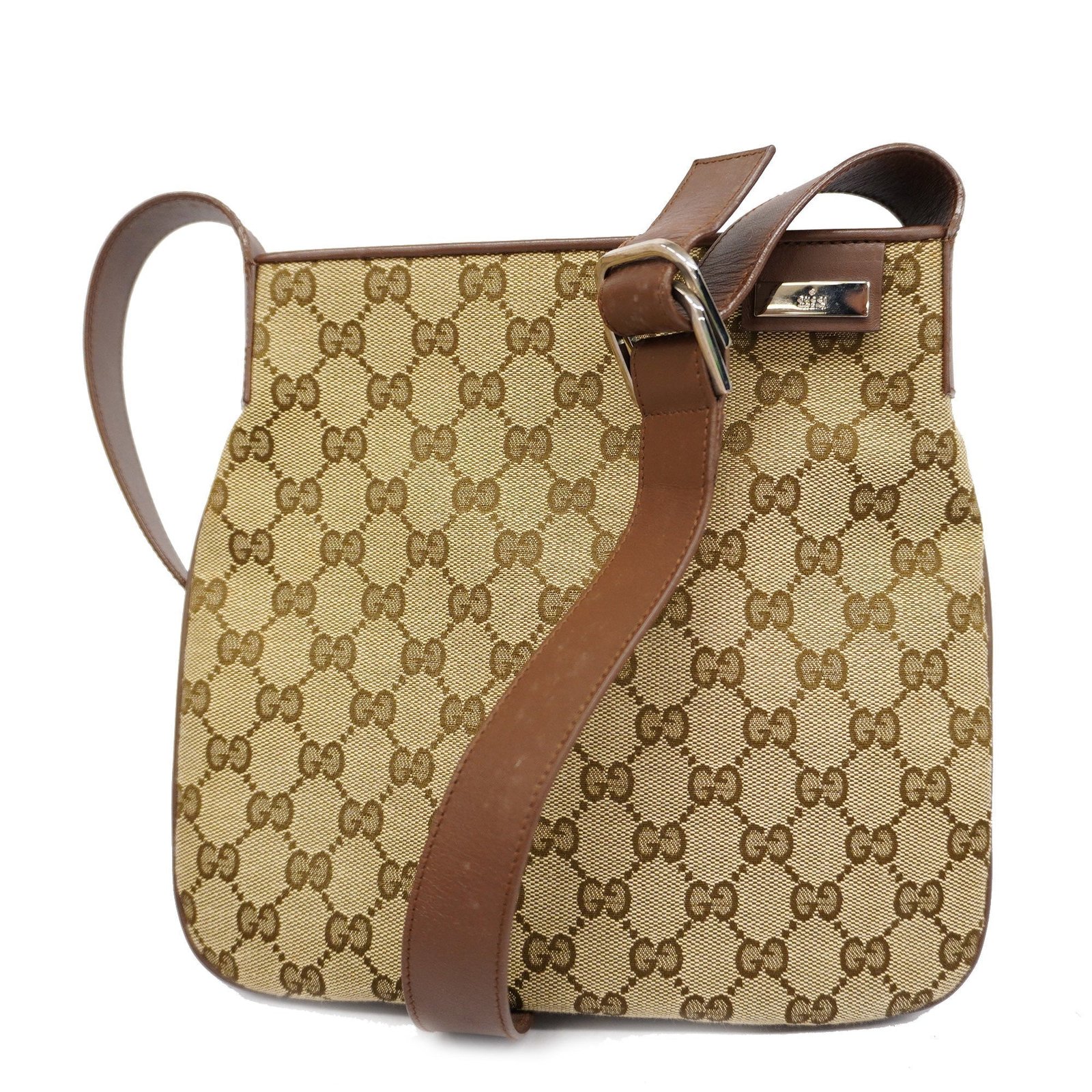 GUCCI GG Canvas Tote Bag 019 0422 Women's Handbag,Tote Bag Beige,Brown | AlmaBagz - Image 19