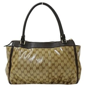 GUCCI Bag Women's Tote Shoulder GG Crystal Abbey Brown Beige 327787 | AlmaBagz
