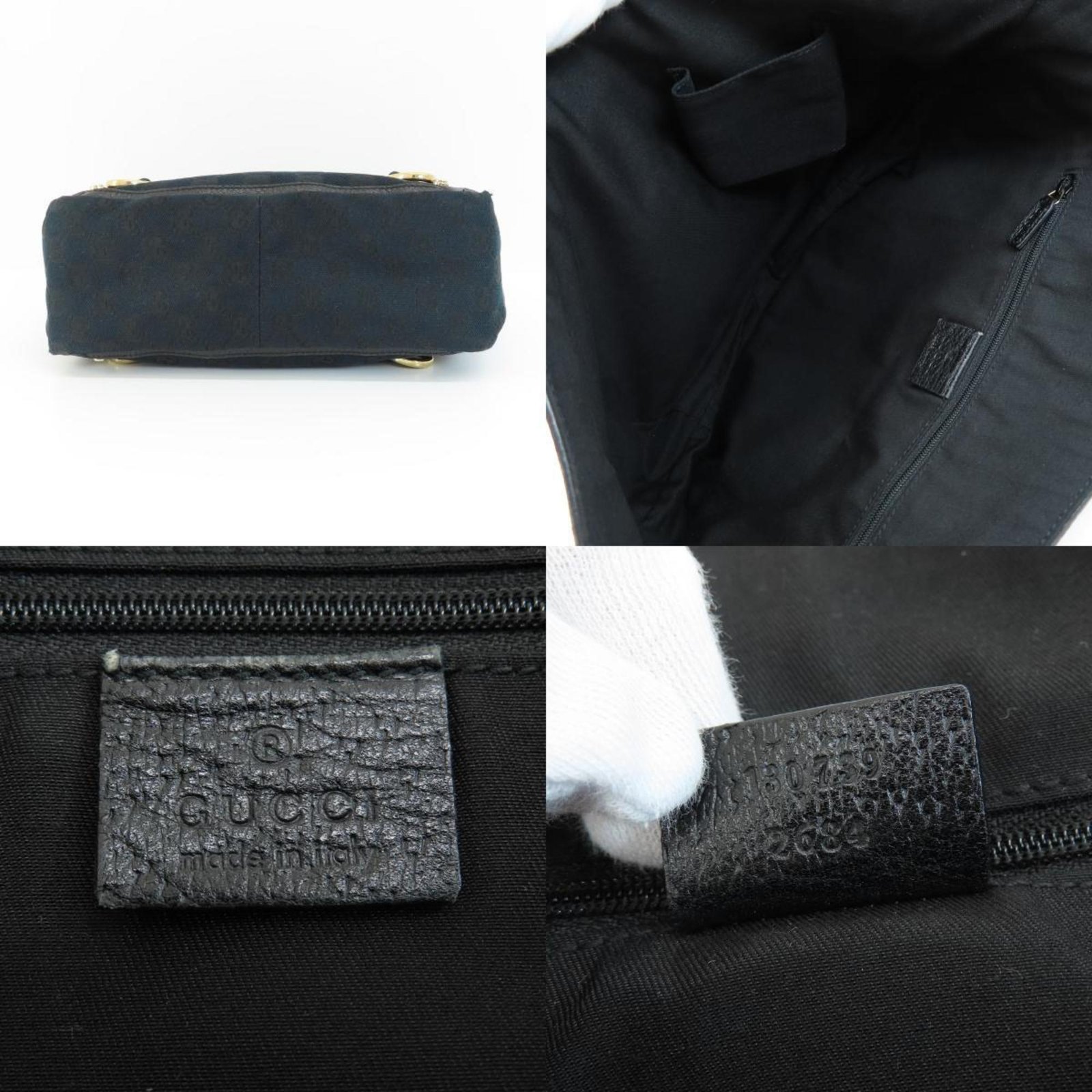 GUCCI 130739 GG Handbag Canvas Ladies | AlmaBagz - Image 3