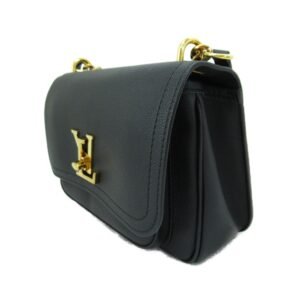 LOUIS VUITTON Rock Me Chain Shoulder Bag Black Black Calfskin Calfskin [cowhide] M57073 | AlmaBagz