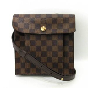 Louis Vuitton Bag Pimlico Ebene Brown Pochette Mini Shoulder Square Ladies Damier N45272 | AlmaBagz