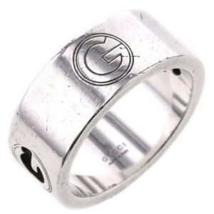 Gucci Ring G Wide Silver 925 Upper No. 13 Lower 15 Men's GUCCI | AlmaBagz