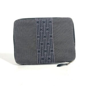HERMES Notebook cover canvas gray Her Line System notebook stationery | AlmaBagz