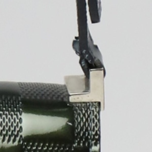 LOUIS VUITTON Shoulder Bag M92128 Patent leather green club handbag Damier Vernis Petrol blue Women Used | AlmaBagz - Image 8