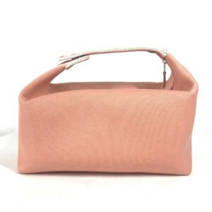 HERMES Handbag canvas pink BRIDE ABLACK GM Women Used | AlmaBagz