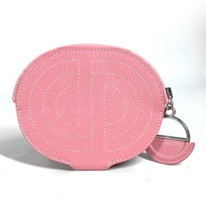 HERMES Coin case Shave pink In the loop Women Used | AlmaBagz