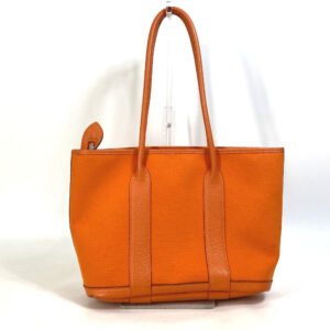 HERMES Tote Bag Towar Officier Orange Shoulder Bag Shoulder Bag Garden Zip PM Women Used | AlmaBagz