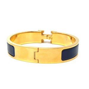 HERMES Bangle H700001F 87PM metal gold Click crack PM | AlmaBagz