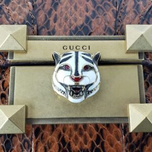 Gucci Osiride Shoulder Bag with Tiger Head Clasp | AlmaBagz
