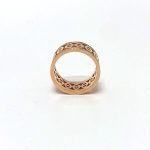 HERMES Ring 22AE054051 18K Pink Gold gold 750PG Chene Dunkle Divine Women 52 Used | AlmaBagz