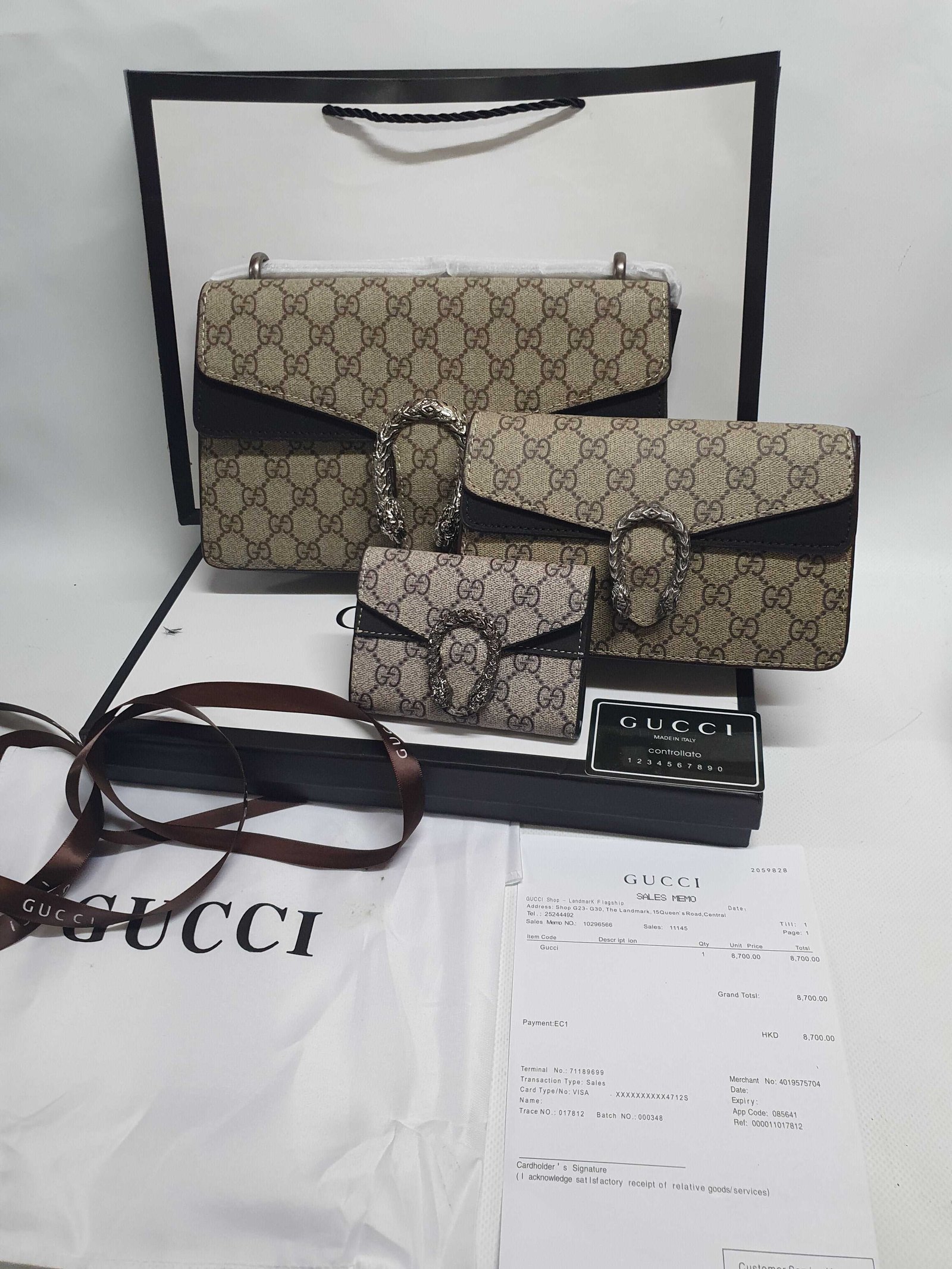 Gucci Dionysus Handbag Set | AlmaBagz