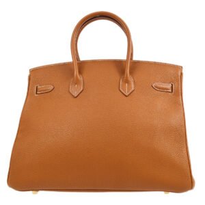 HERMES 2002 Birkin 35 Gold Togo | AlmaBagz