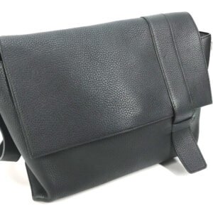 HERMES Shoulder Bag Taurillon Clemence black Crossbody bag Sac Alfred 35 mens Used | AlmaBagz