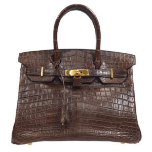 HERMES * 2002 BIRKIN 30 Havane Matt Niloticus | AlmaBagz