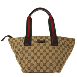 Gucci GG Sherry Line Handbag Beige 57250 | AlmaBagz