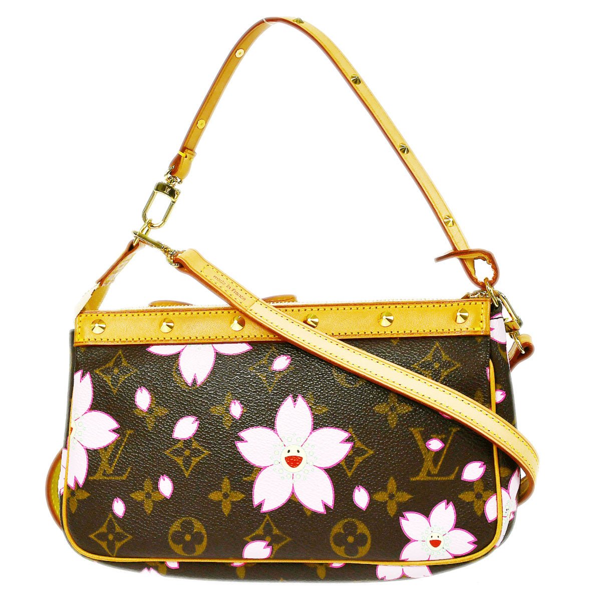 LOUIS VUITTON 2003 POCHETTE ACCESSOIRES 2WAY CHERRY BLOSSOM M92006 | AlmaBagz