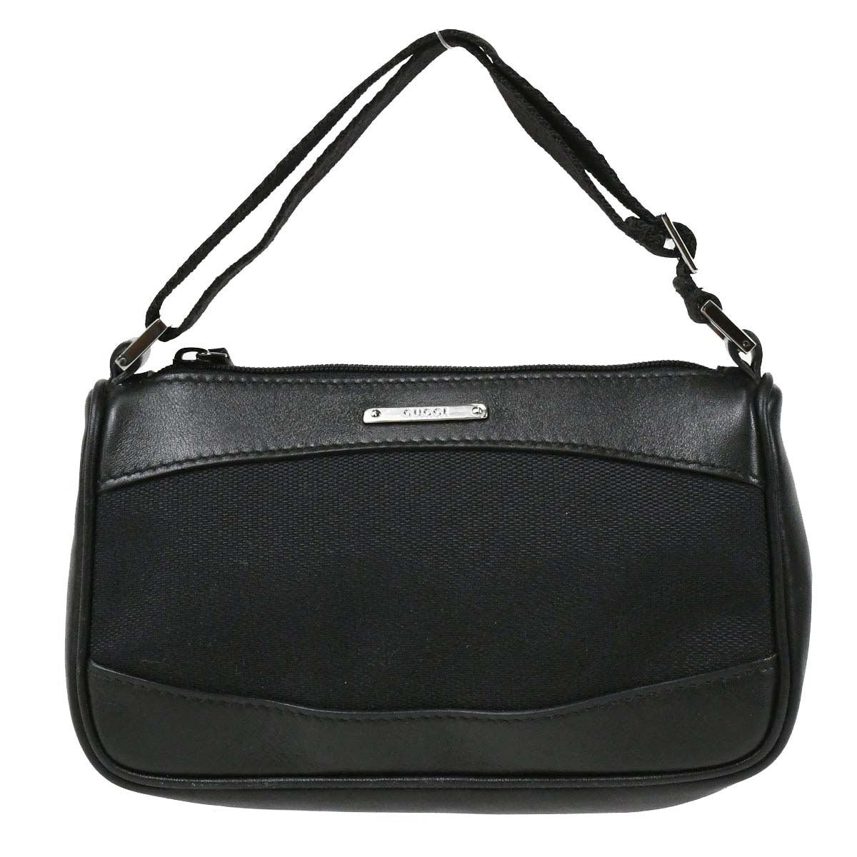 GUCCI 2000s Mini Handbag Black 66946 | AlmaBagz - Image 18