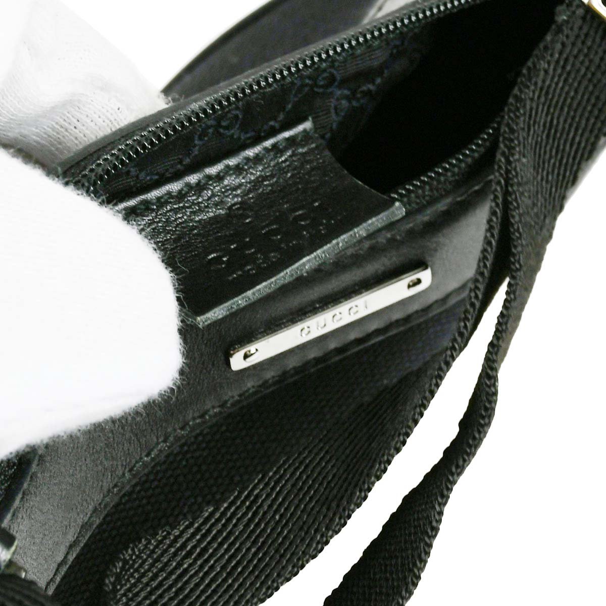 GUCCI 2000s Mini Handbag Black 66946 | AlmaBagz - Image 14