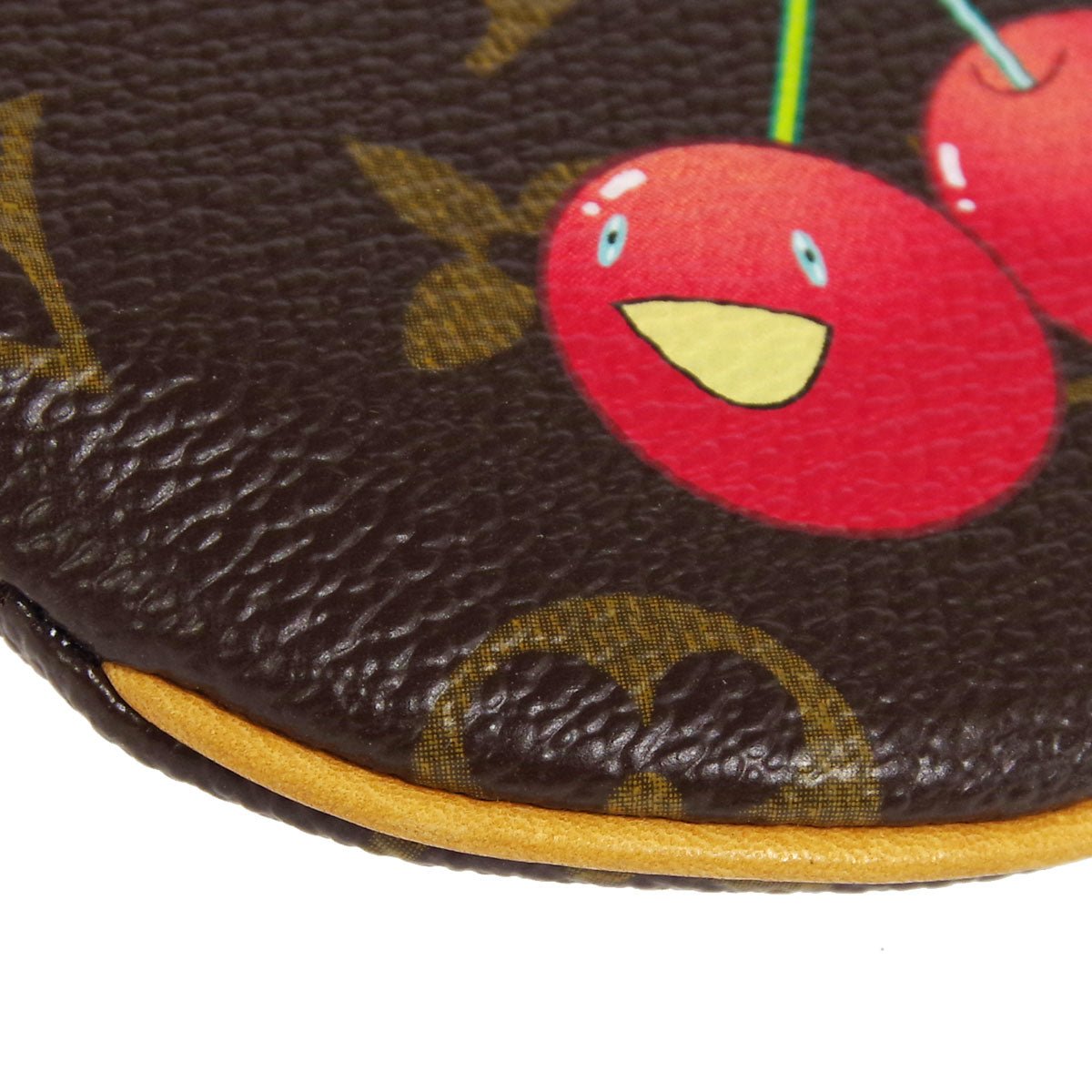 LOUIS VUITTON Porte Monnaie Rond Coin Case Wallet M95043 Cherry 78753 | AlmaBagz - Image 2