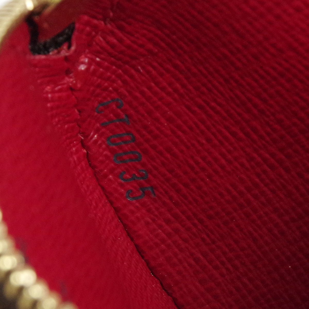 LOUIS VUITTON Porte Monnaie Rond Coin Case Wallet M95043 Cherry 78753 | AlmaBagz - Image 6