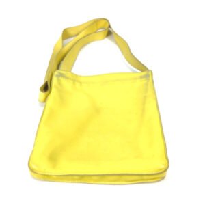 HERMES Shoulder Bag leather yellow Punching logo Crude cell Women Used | AlmaBagz