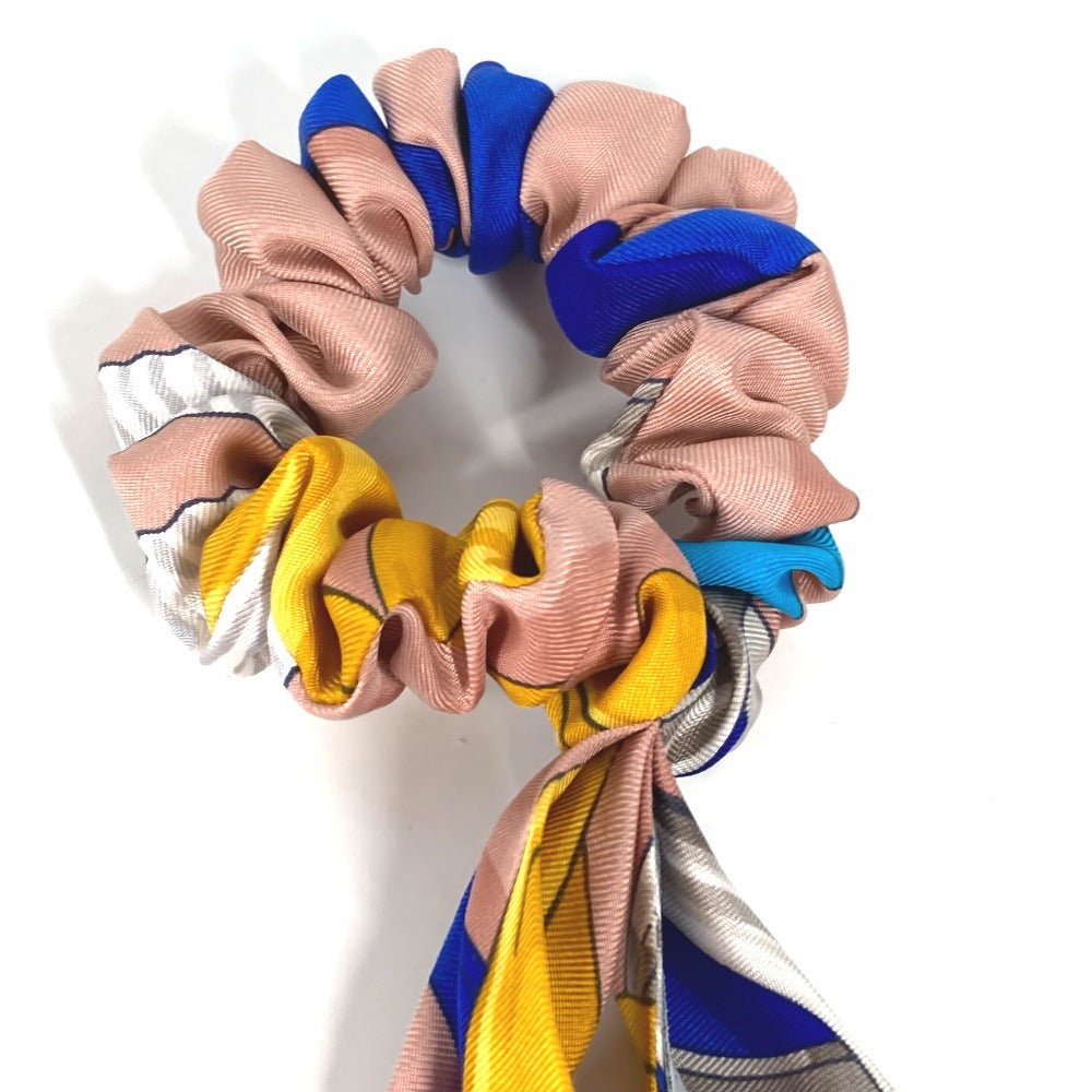 HERMES hair accessory silk multicolor Scrunchie Bella Women Used | AlmaBagz - Image 2