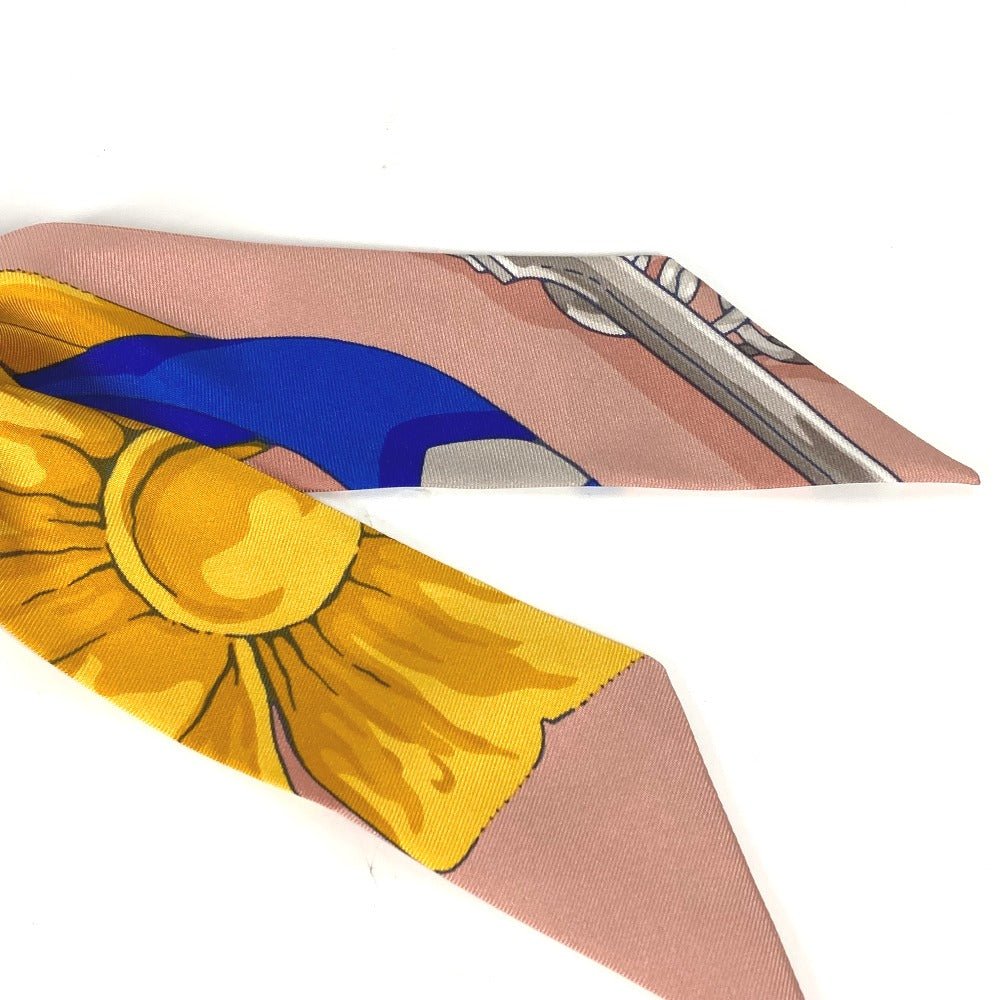 HERMES hair accessory silk multicolor Scrunchie Bella Women Used | AlmaBagz - Image 5