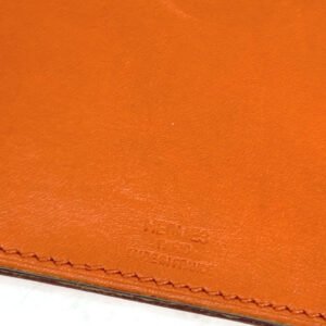 HERMES Interior other leather Orange Interior Card Case Lamped Posh Card Light | AlmaBagz