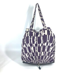 HERMES Shoulder Bag Leather, Silk Navy Bags Eco Bags Folding Silky pop Women Used | AlmaBagz