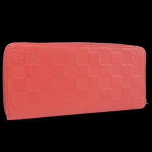 Louis Vuitton Red Leather Zippy wallet wallet accessories | AlmaBagz