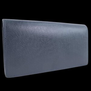 Louis Vuitton Navy Leather Portefeuille Brazza wallet accessories | AlmaBagz
