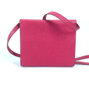 HERMES Shoulder Bag Epsom pink bag pochette Click 16 Women Used | AlmaBagz
