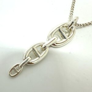 HERMES Necklace SV925 Silver Ungenerous Women Used | AlmaBagz