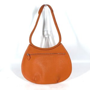 HERMES Shoulder Bag leather Orange Kakawet | AlmaBagz