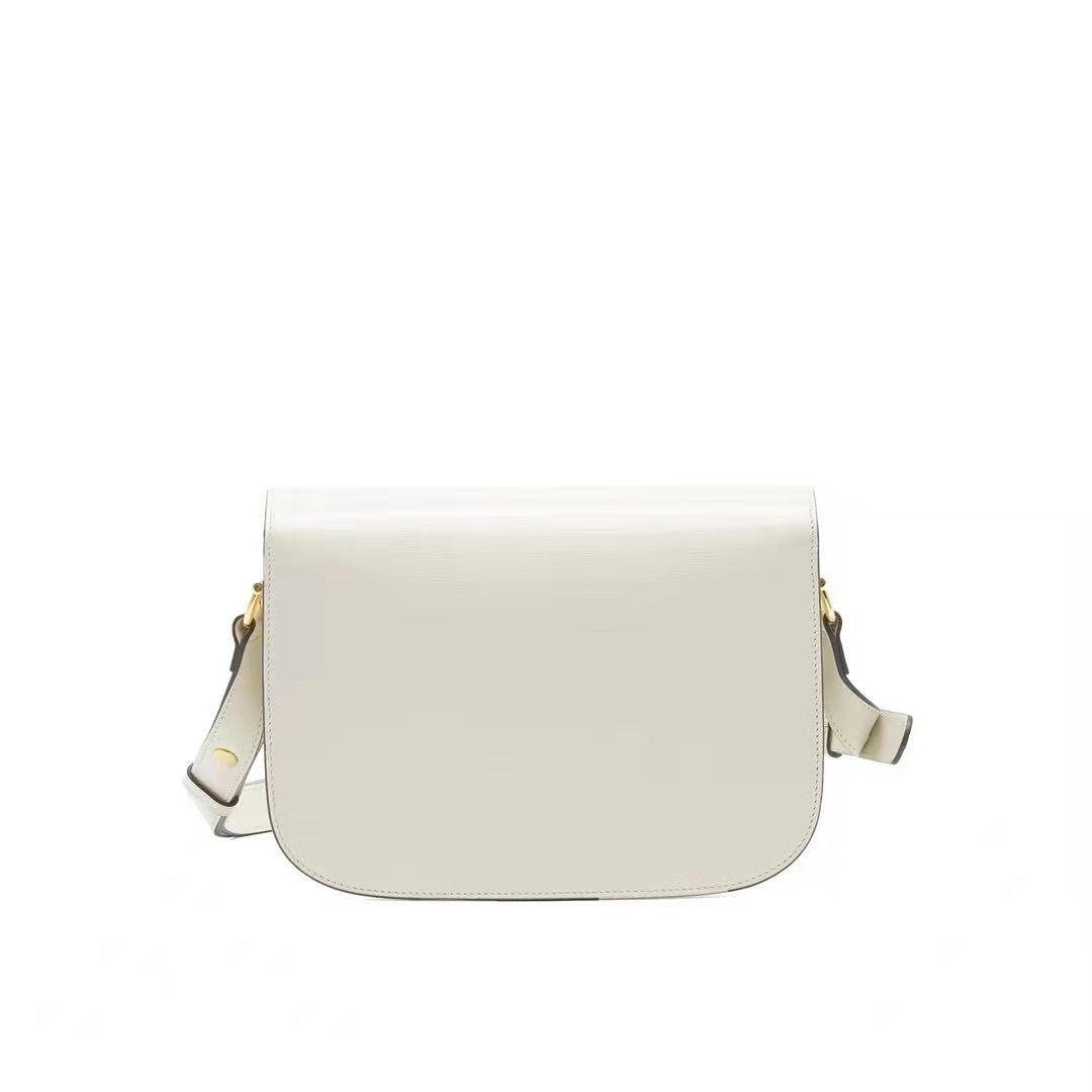 GUCCI 1955 HORSEBIT LEATHER SHOULDER BAG WHITE | AlmaBagz - Image 2