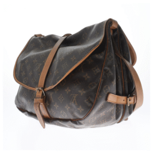 Louis Vuitton Brown Canvas Saumur 35 shoulder bag | AlmaBagz